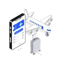 A single flight tracked with clear details
