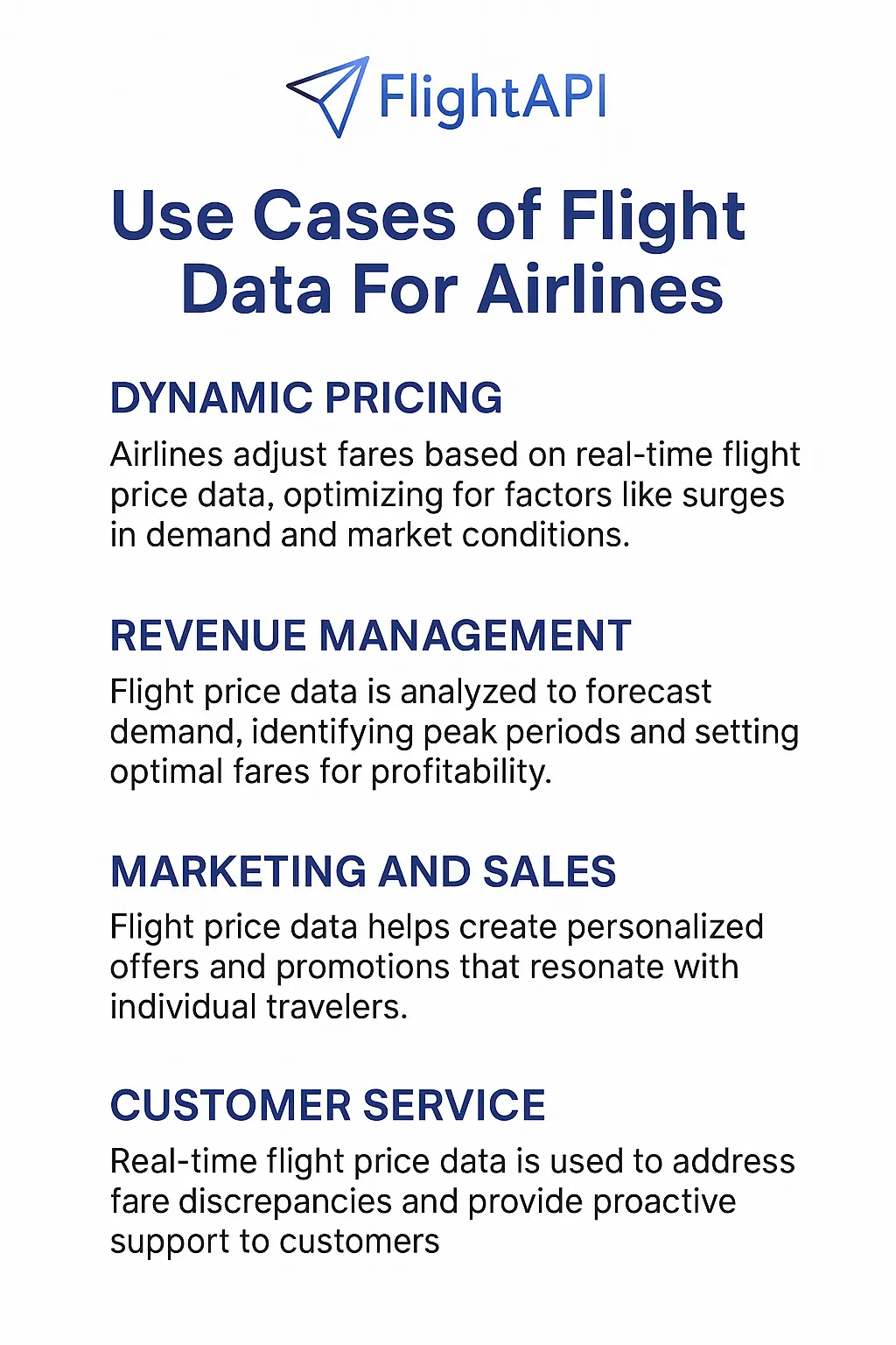 Use Cases Of Flight Data For Airlines
