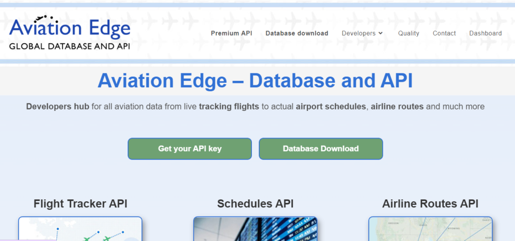 Aviation Edge - Flight tracking, schedule and routes data provider