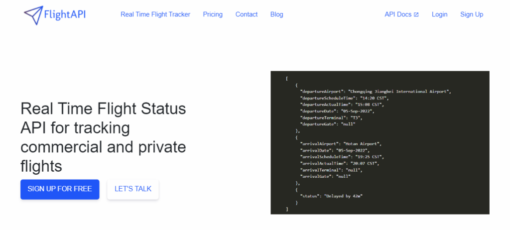 Flight Status and Schedule API