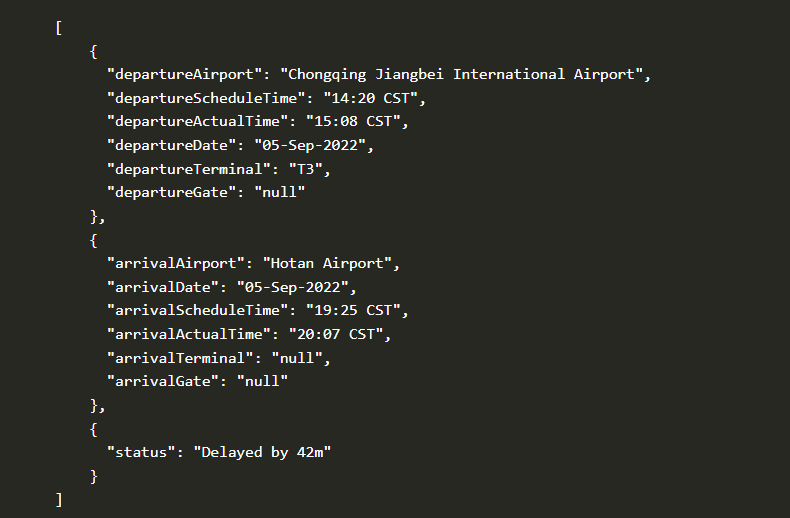 Flight Schedule API