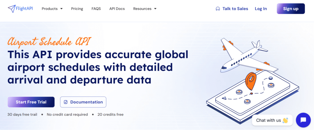 airport schedule api