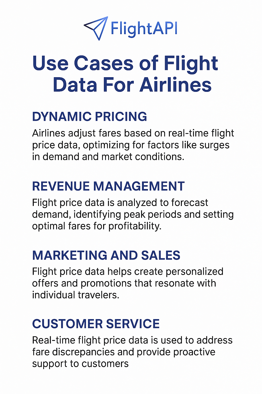 Use Cases Of Flight Data For Airlines